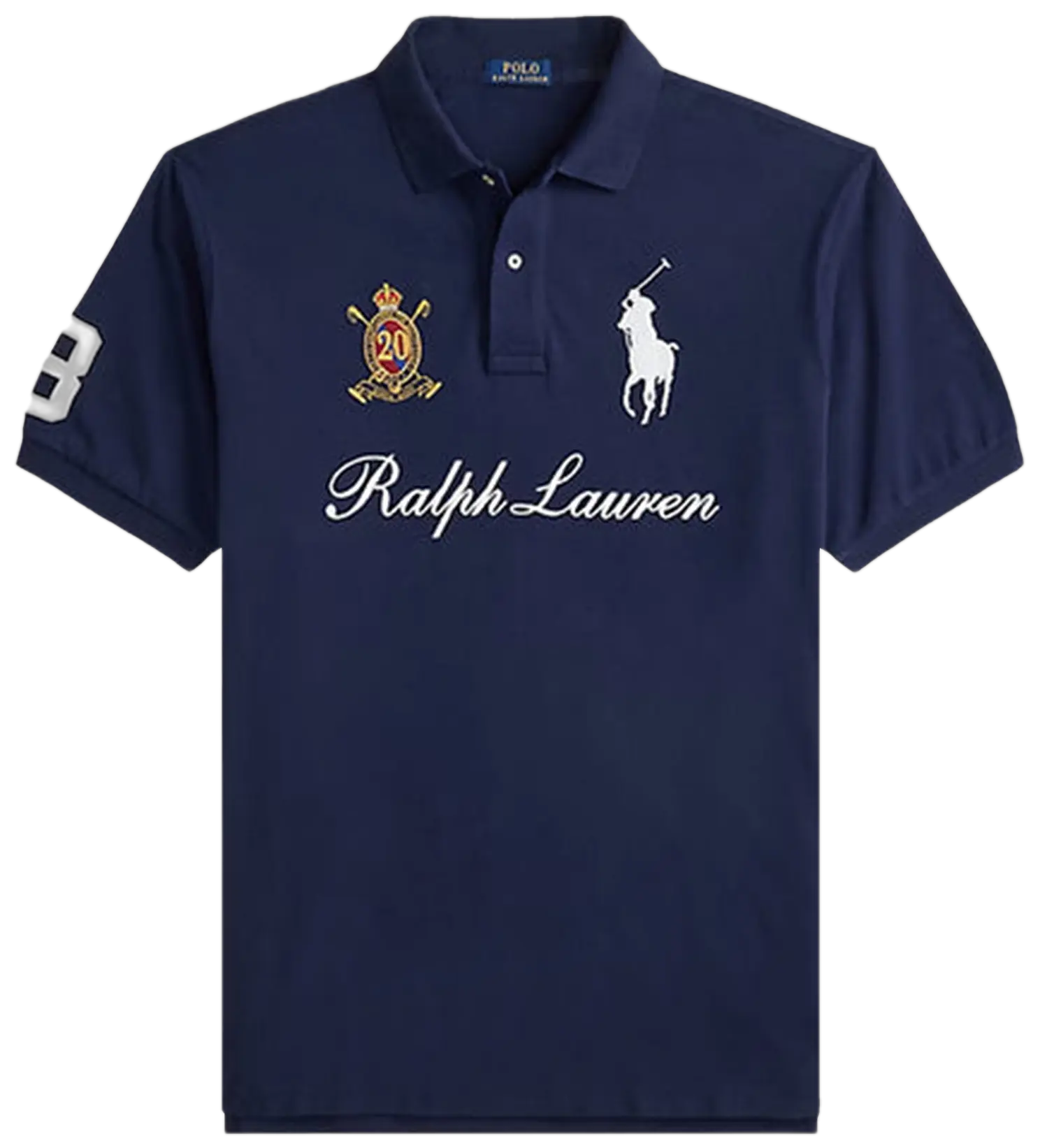 Polo Ralph Lauren Short-Sleeve Basic Mesh Big Pony And Crest Polo 'Cruise Navy'